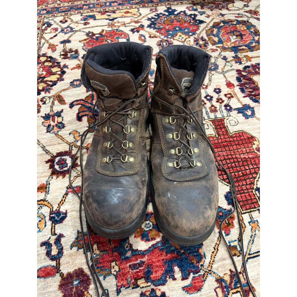 Irish Setter by Red Wing 83617 Soft Toe EH Work Boots Brown Leather Size 11 read